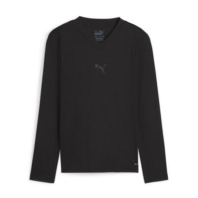 Kinder-t-shirt met lange mouwen puma teamgoal baselayer