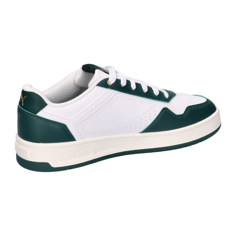 Încălțăminte Alergare Adulți Court Classic PUMA White Dark Myrtle Gold Green