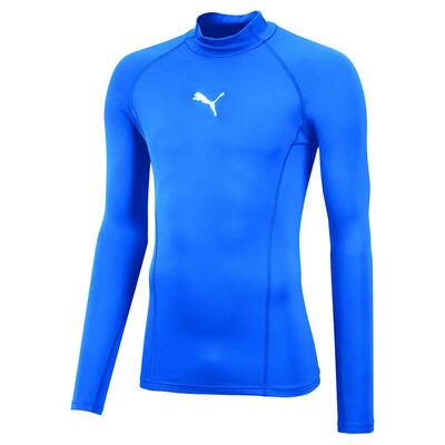 Shirt - multisport - heren - baselayer, opstaande kraag, performance fit - royal