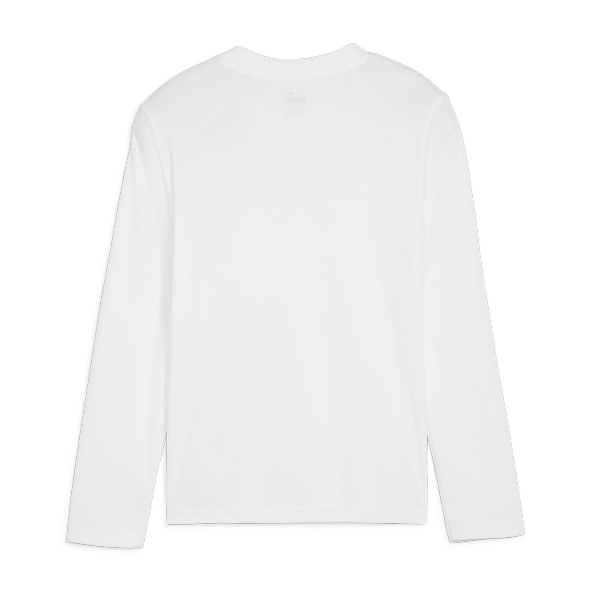 Puma Kinder Langarm Shirt teamGOAL Baselayer Tee LS Jr 659041 2/2