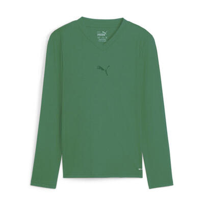 Kinder-t-shirt met lange mouwen puma teamgoal baselayer
