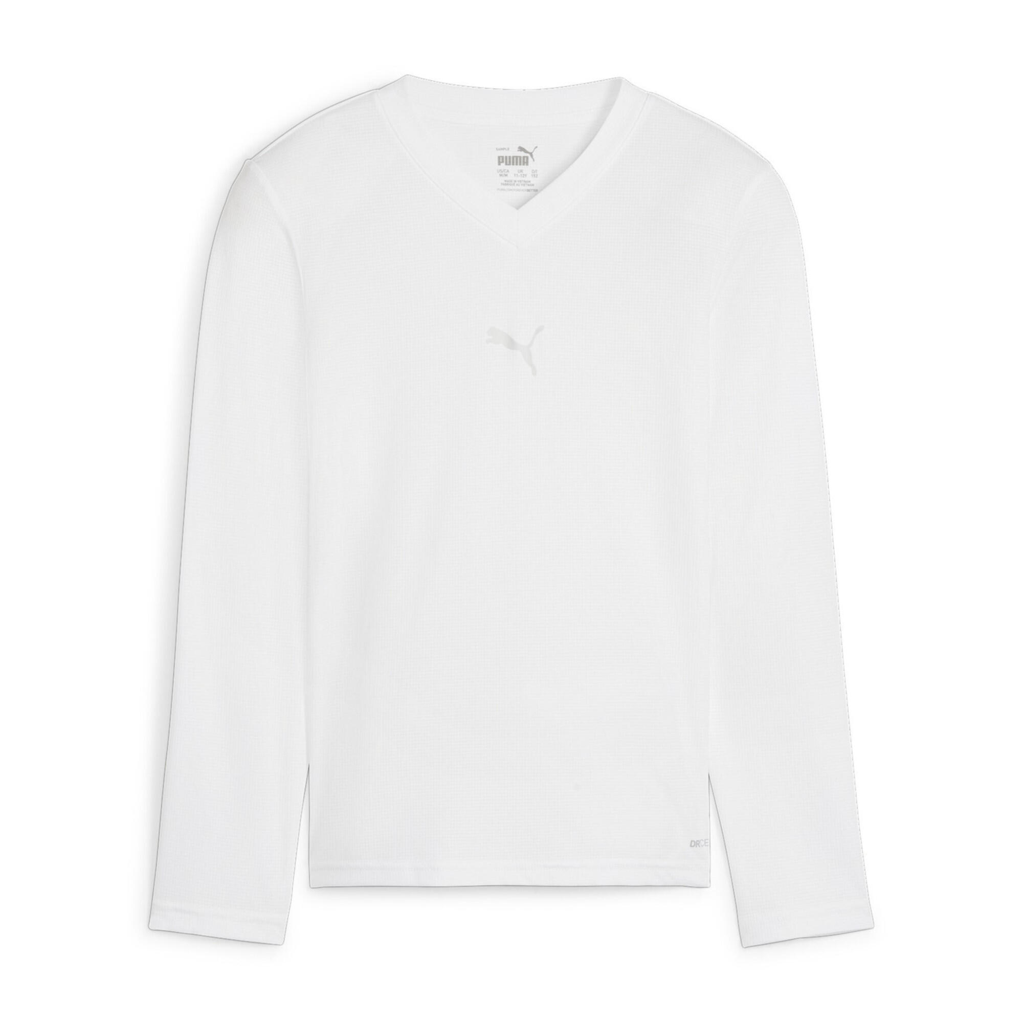 PUMA Puma Kinder Langarm Shirt teamGOAL Baselayer Tee LS Jr 659041