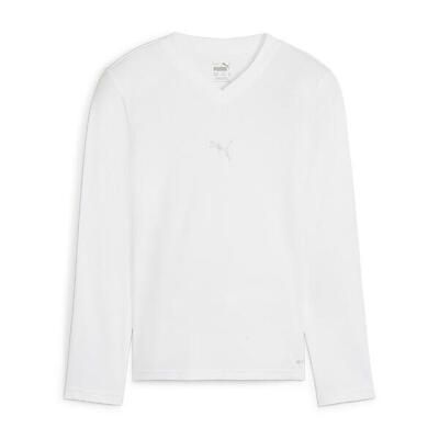 Kinder-t-shirt met lange mouwen puma teamgoal baselayer