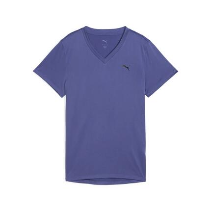 TAD ESSENTIALS T-Shirt mit V-Ausschnitt Damen PUMA
