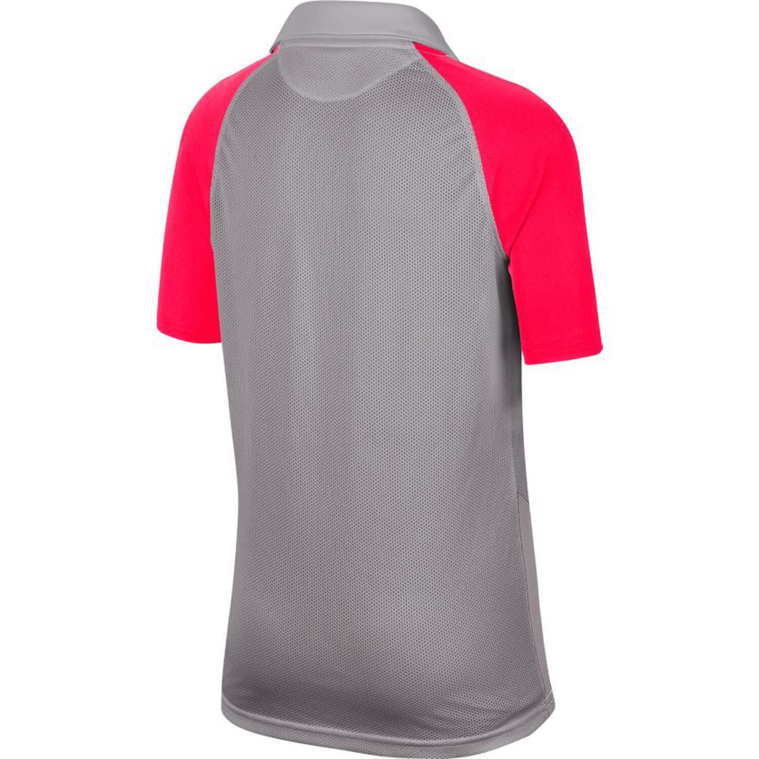 Polo Nike Trophy IV per Bambini in Grigio Peltro e Cremisi 2/2