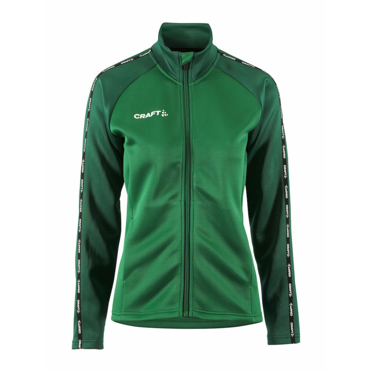 Craft - Veste De Survêtement Full Zip Femme Craft Squad 2.0 - Veste - Vert - S - Decathlon