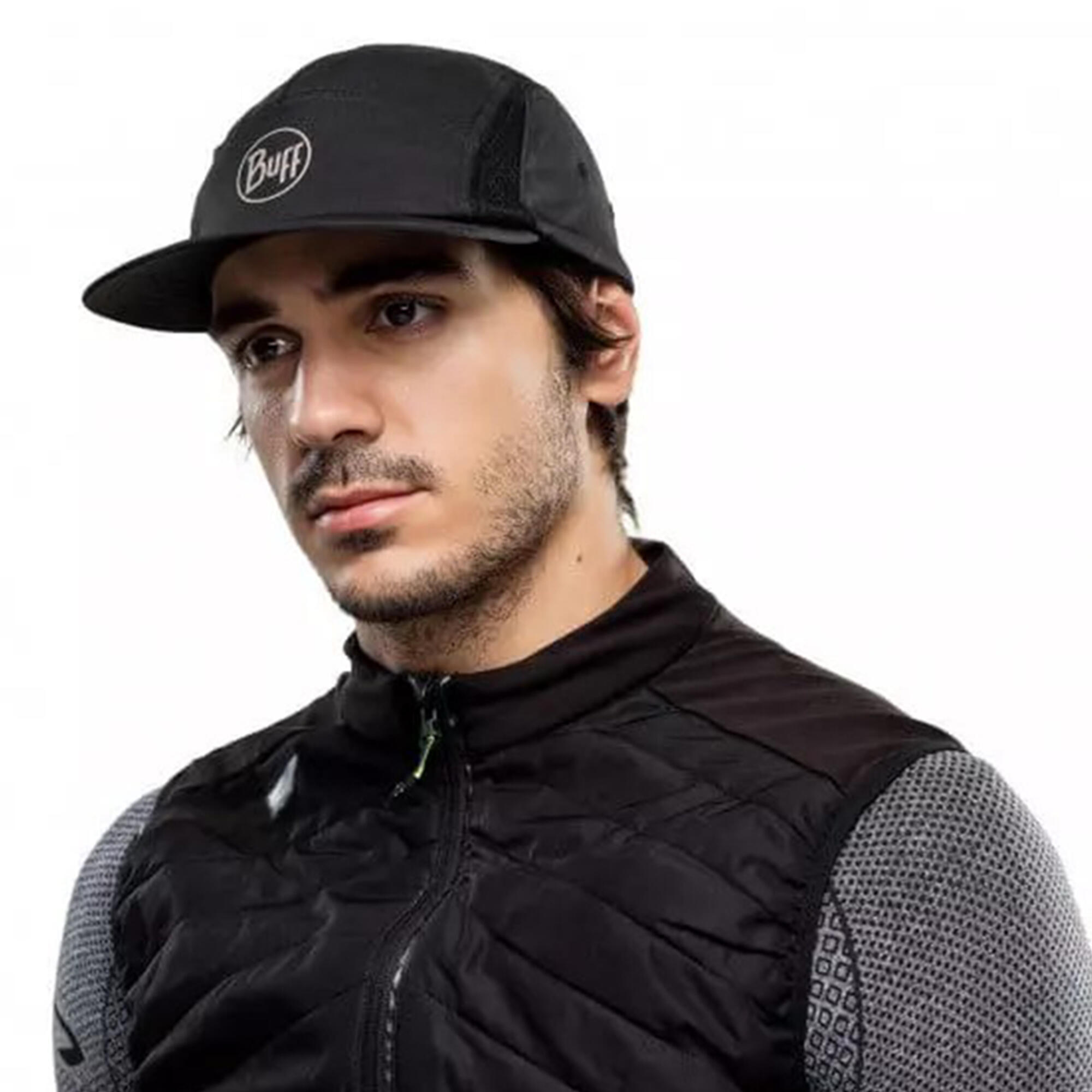 Casquette Buff 5 Panelr Solid Noir 4/7