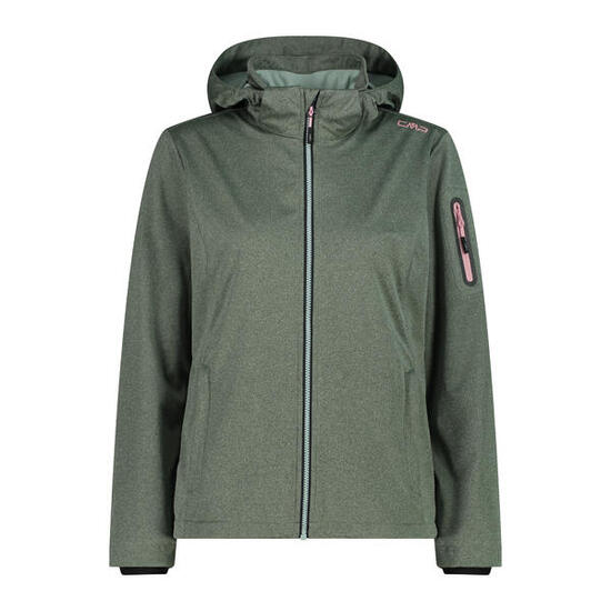 Damen Funktionsjacke Woman Jacket Zip Hood