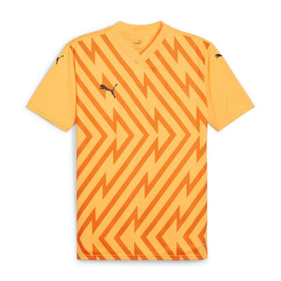 Puma teamglory heren jersey, 100% gerecycled polyester, fresh mint/puma zwart, m
