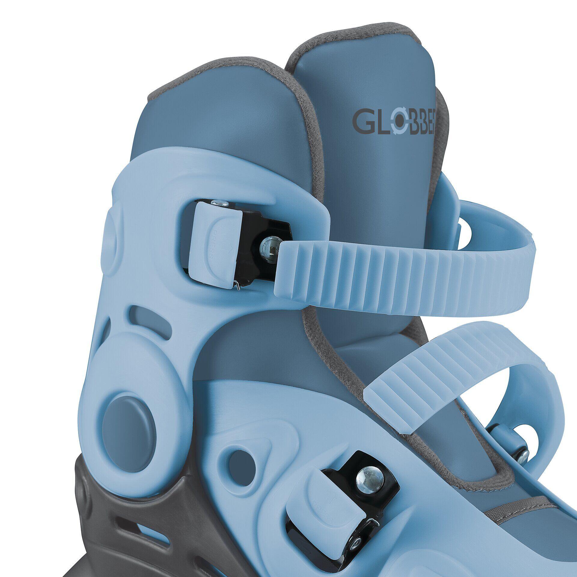 Rollers évolutifs 2-en-1 Taille S-M du 30 au 33 - Bleu ciel 12/14