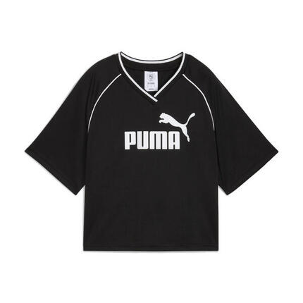 Puma Damen T-Shirt ESS Relaxed Cropped Football Jersey 688114