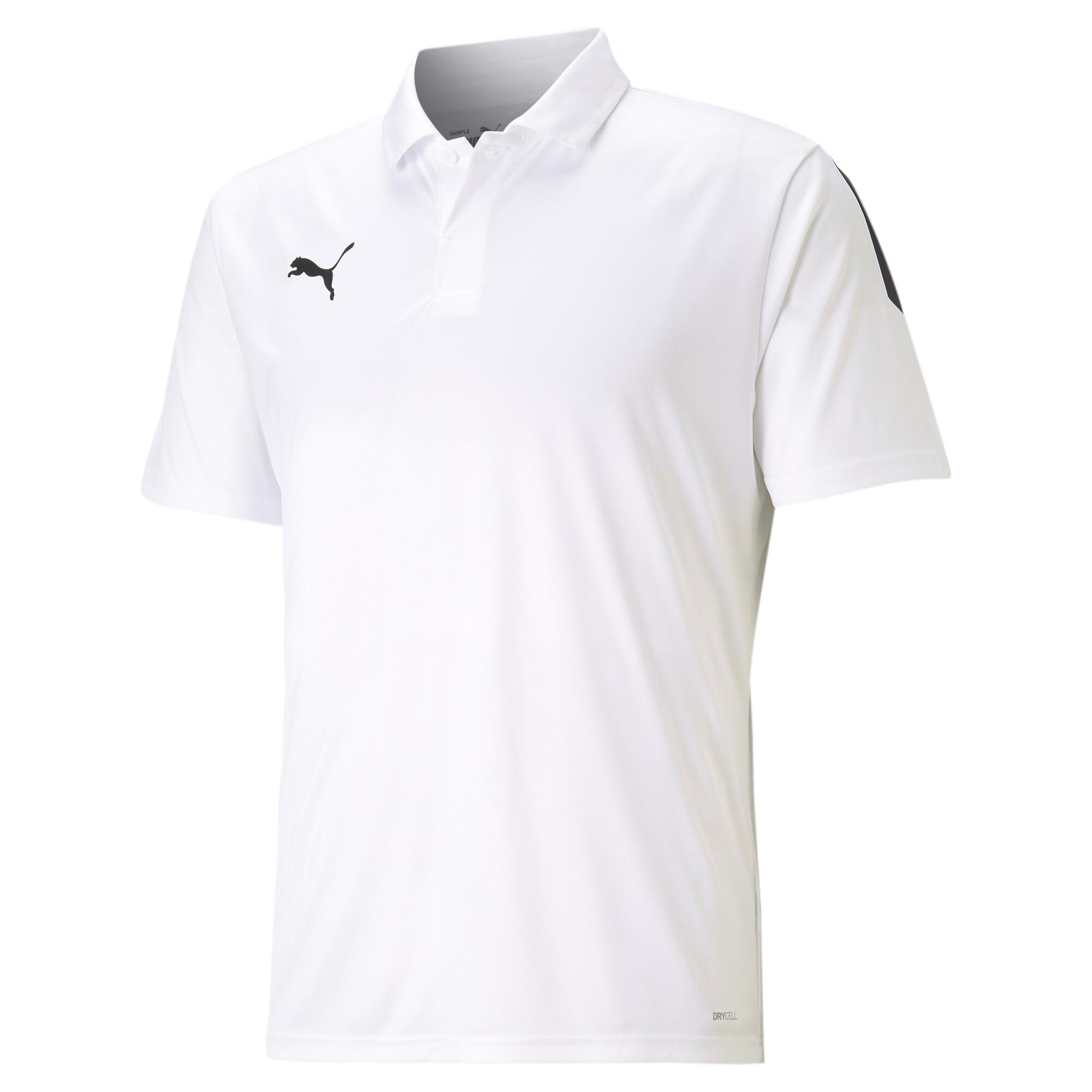 Puma - Polo Puma Teamliga Sideline Pour Homme En Blanc Et Noir - Polo Manches Courtes - Blanc|noir - S - Decathlon