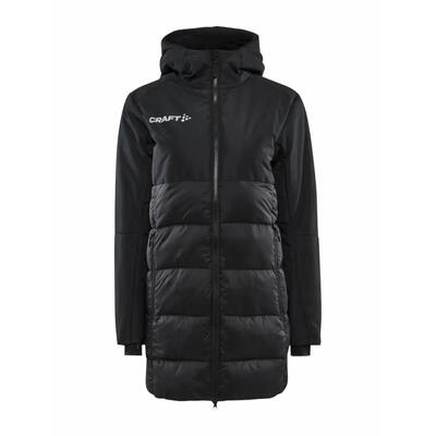 Winterjas - outdoor - dames - evolve isolate - gevoerd, capuchon - zwart