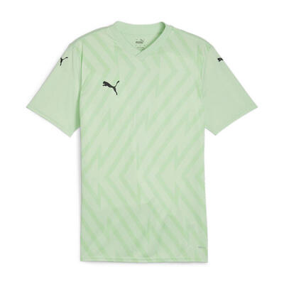 Puma teamglory heren jersey, 100% gerecycled polyester, fresh mint/puma zwart, m