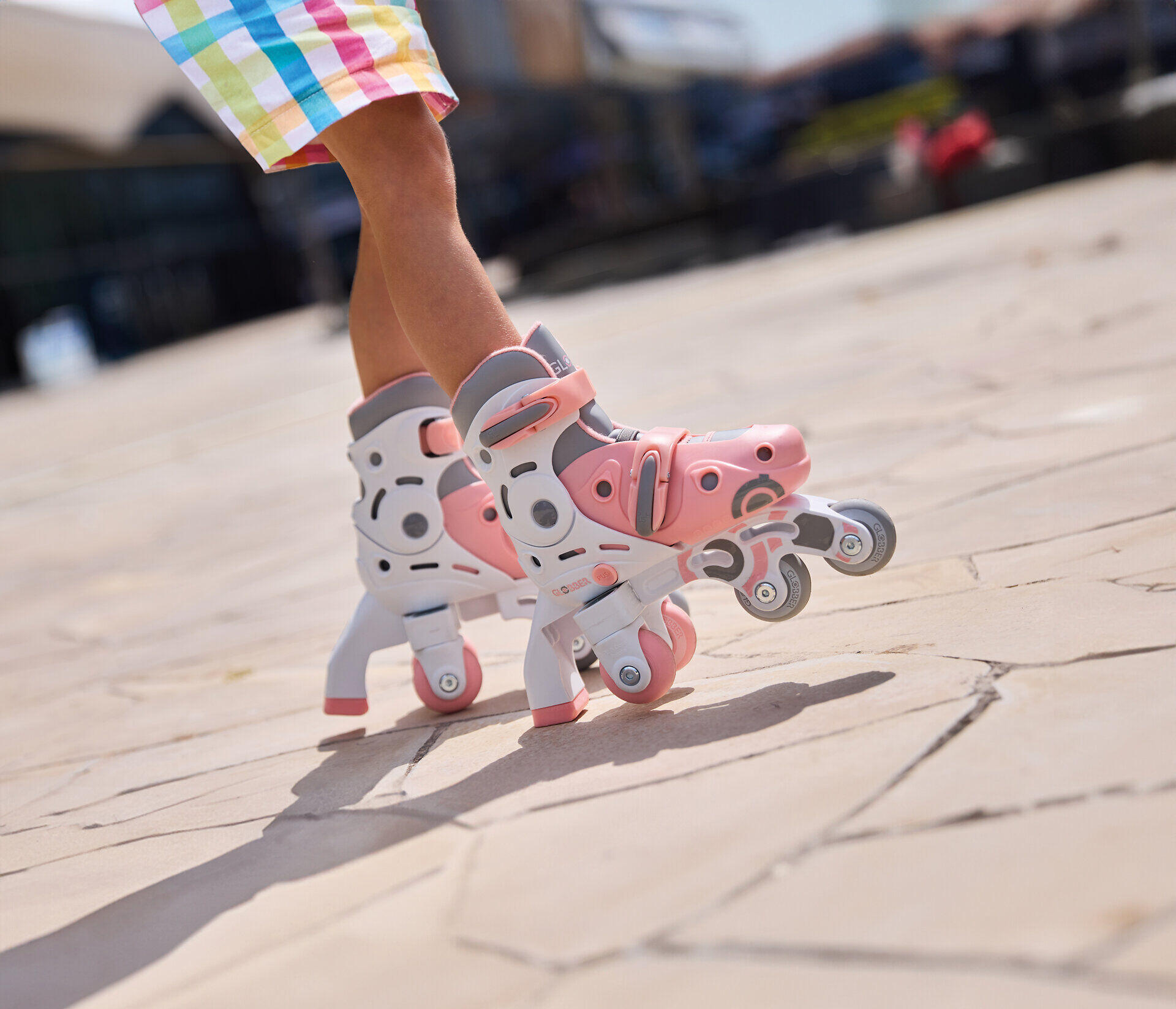 Rollers évolutifs 2-en-1 Taille XS-S du 26 au 29 - Rose 6/7