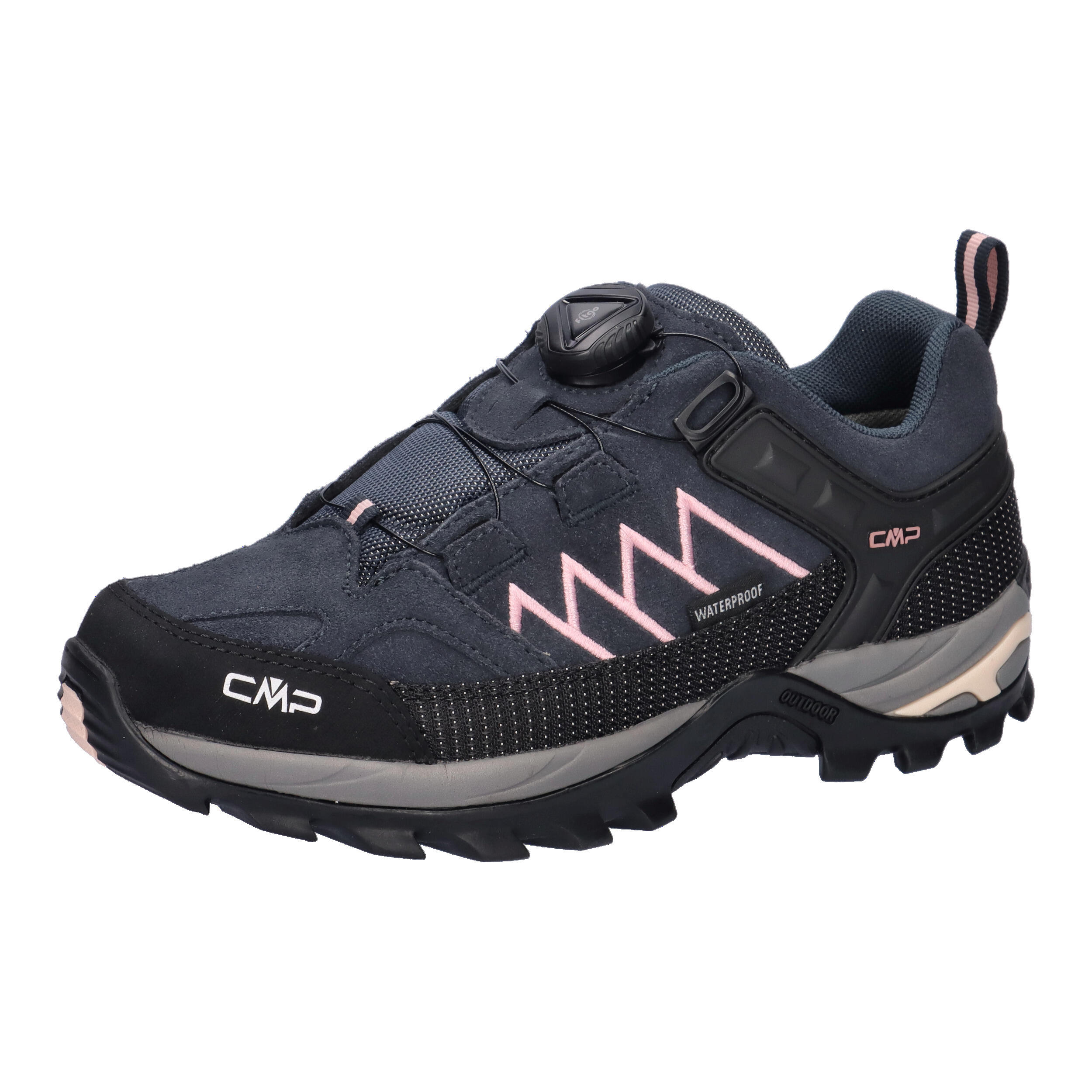 Cmp - Chaussures De Sport De Randonnée Pour Femmes Cmp Rigel - Chaussures De Sport - Noir|rose - Decathlon