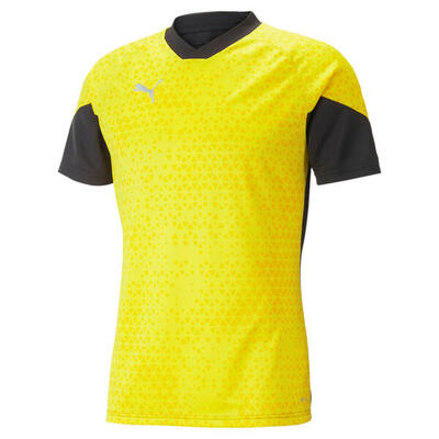 Puma team cup t-shirt heren - geel / zwart
