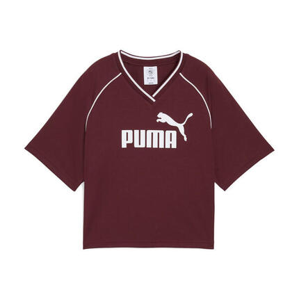 Puma Damen T-Shirt ESS Relaxed Cropped Football Jersey 688114