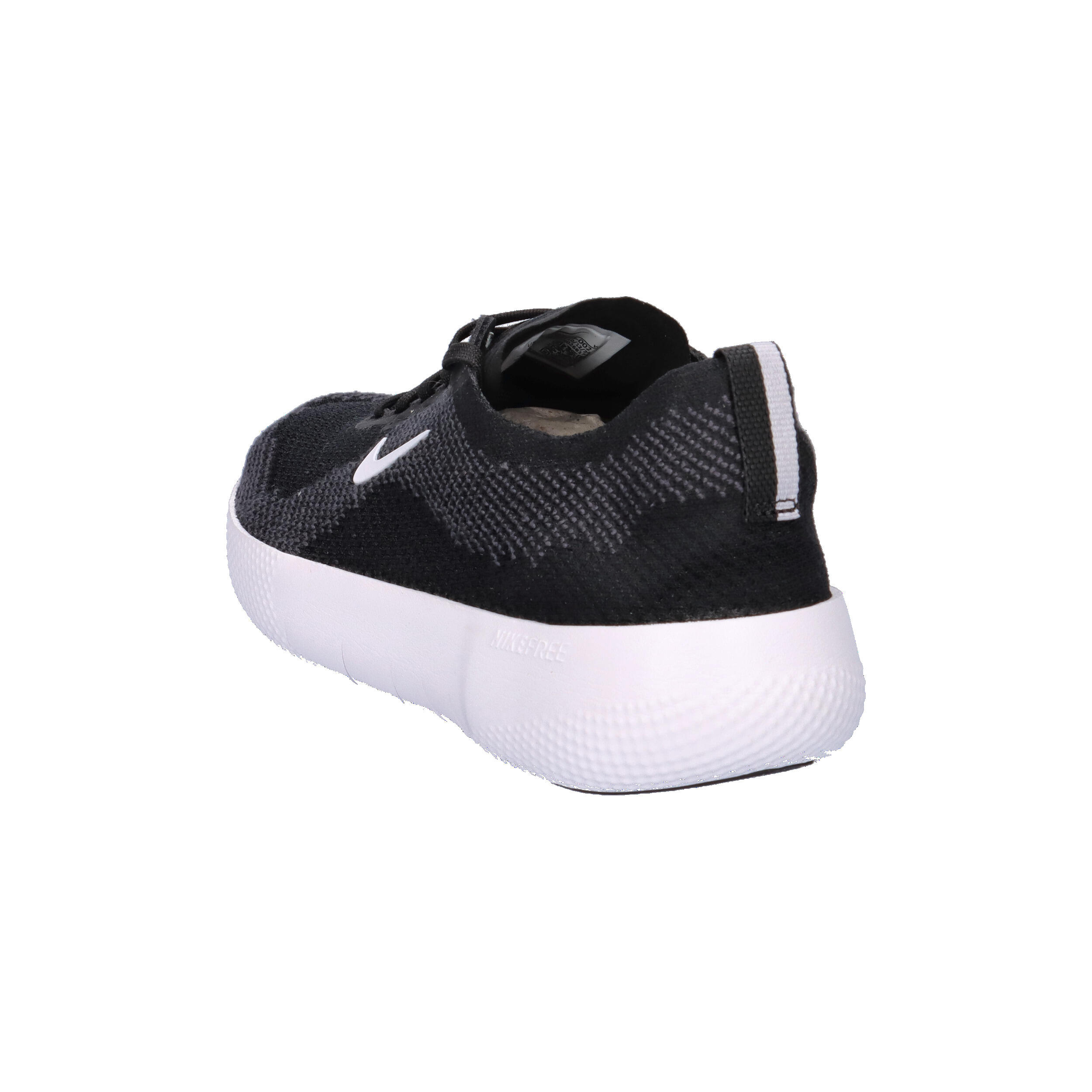 NIKE Free RN Femme - Baskets basses entraînement noir/blanc 6,5 4/7