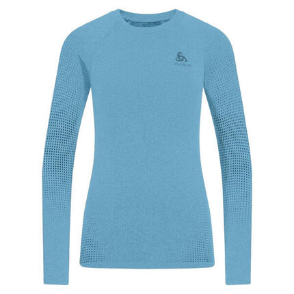 Odlo Damen Shirt Performance Warm Eco Baselayer Top Crew Neck L/S 196191