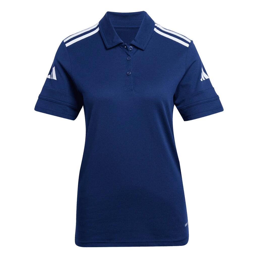 Cotton women's polo adidas Squadra25
