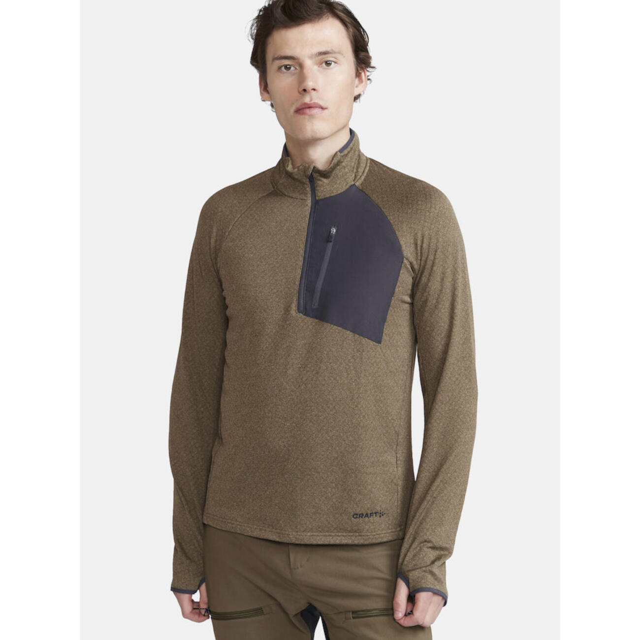 Craft Herren Langarmshirt CORE Trim Thermal HZ Midlayer 1909500 2/4