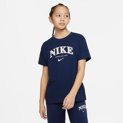 Nike t-shirt voor meisjes sportswear in midnight navy xl