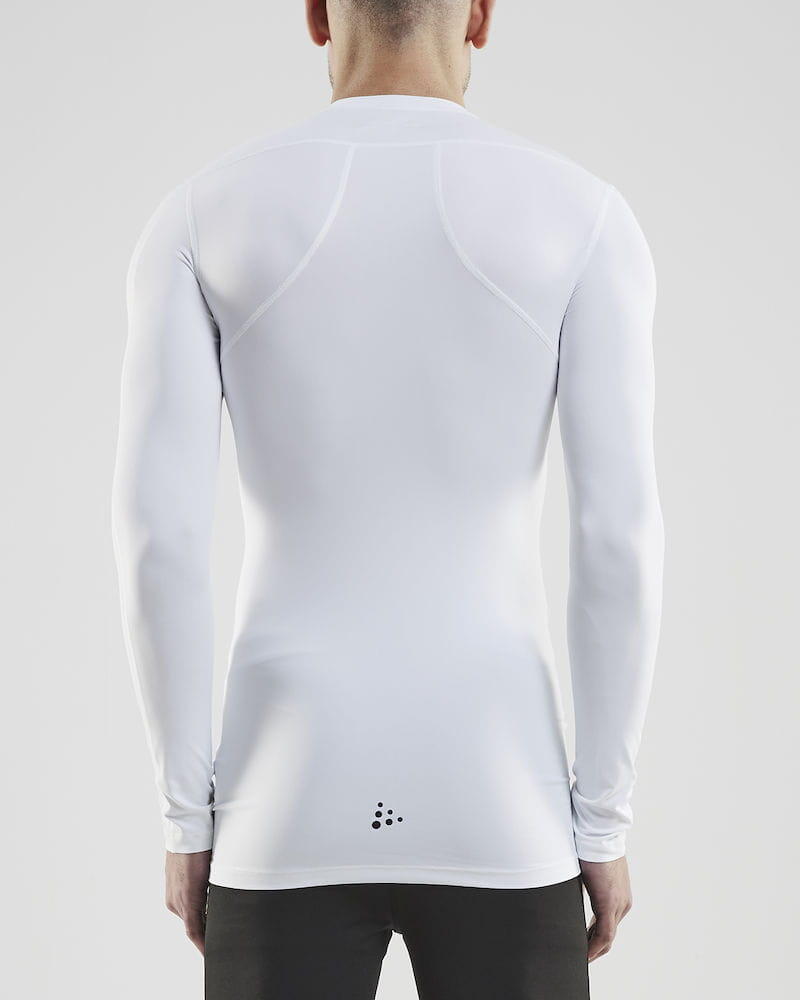 Pro Compression Manches Longues Unisexe - Blanc 3/3