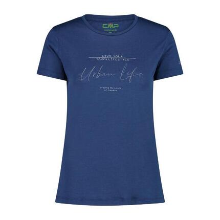 Damski T-shirt z okrągłym dekoltem z wełny merino CMP