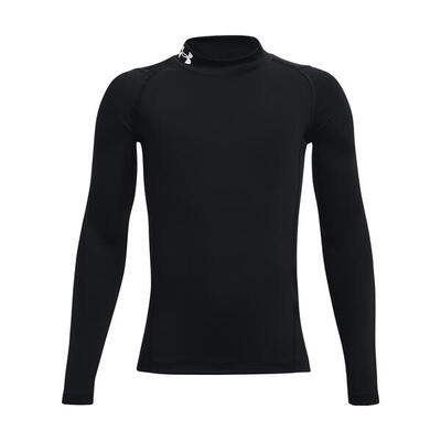 Kinderonderhemd met lange mouwen en opstaande kraag under armour heatgear
