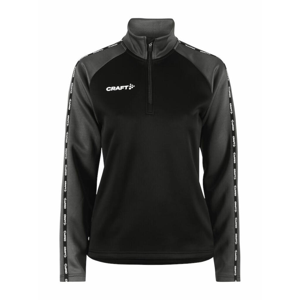 Craft Squad Women's Black Half-Zip Training Jacket