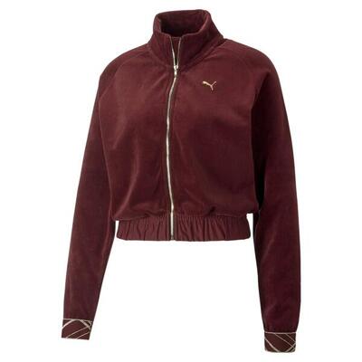 Puma Damen Trainingsjacke Deco Glam Velour Full Zip 522254