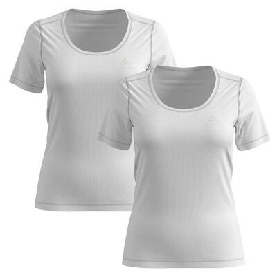 Odlo Damen Unterwäsche Shirt crew neck CUBIC 2 Pack 192281