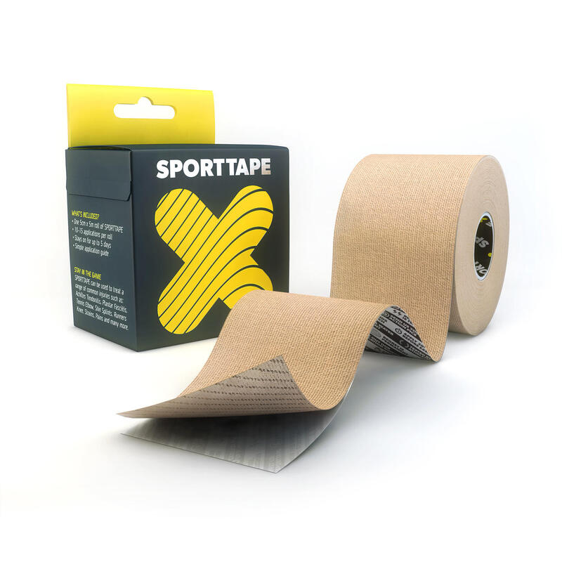 Taśma do tejpingu SPORTTAPE Beige 5m