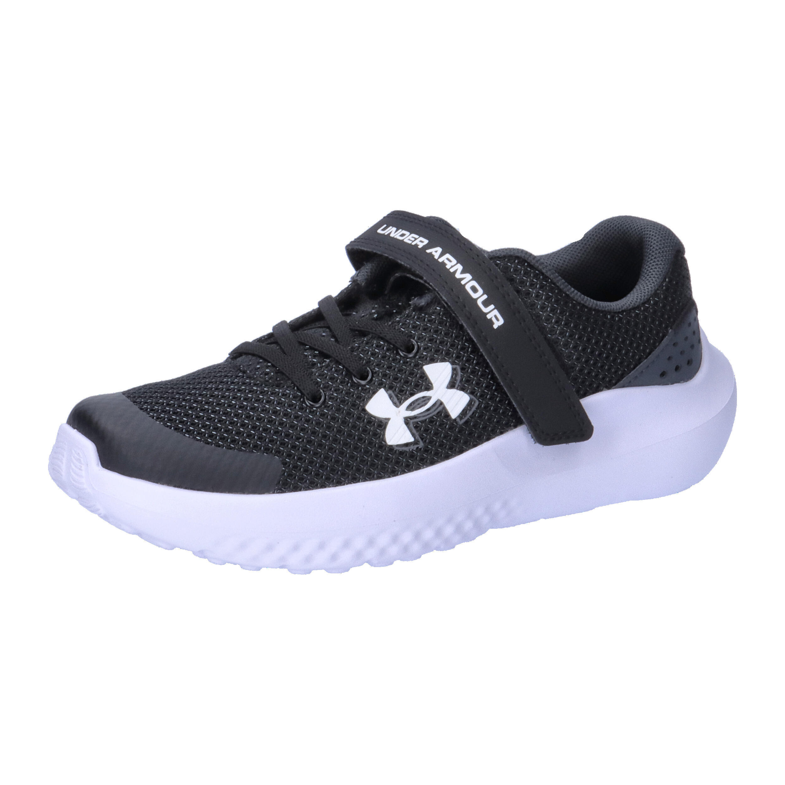 Under Armour - Chaussures De Running Enfant Under Armour Surge 4 Ac - Chaussures De Sport - Blanc|noir - Decathlon
