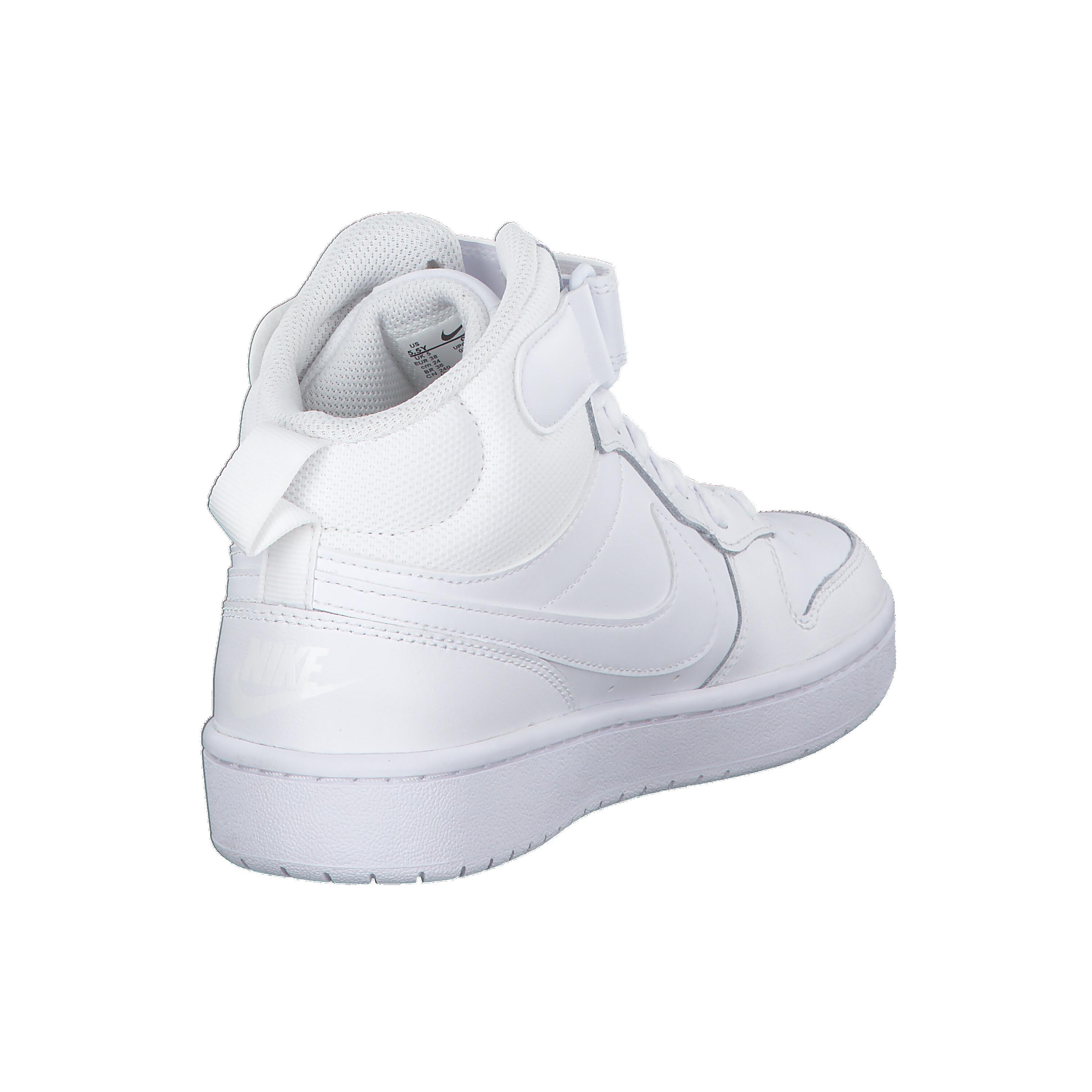 Nike chaussures de basket junior Court Borough Mid2 (GS) blanc 6/7