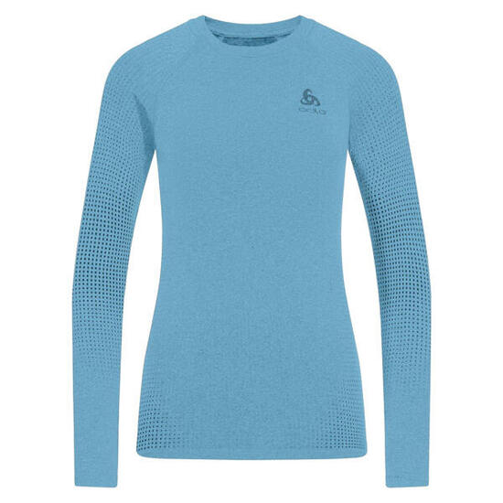 Odlo Damen Shirt Performance Warm Eco Baselayer Top Crew Neck L/S 196191