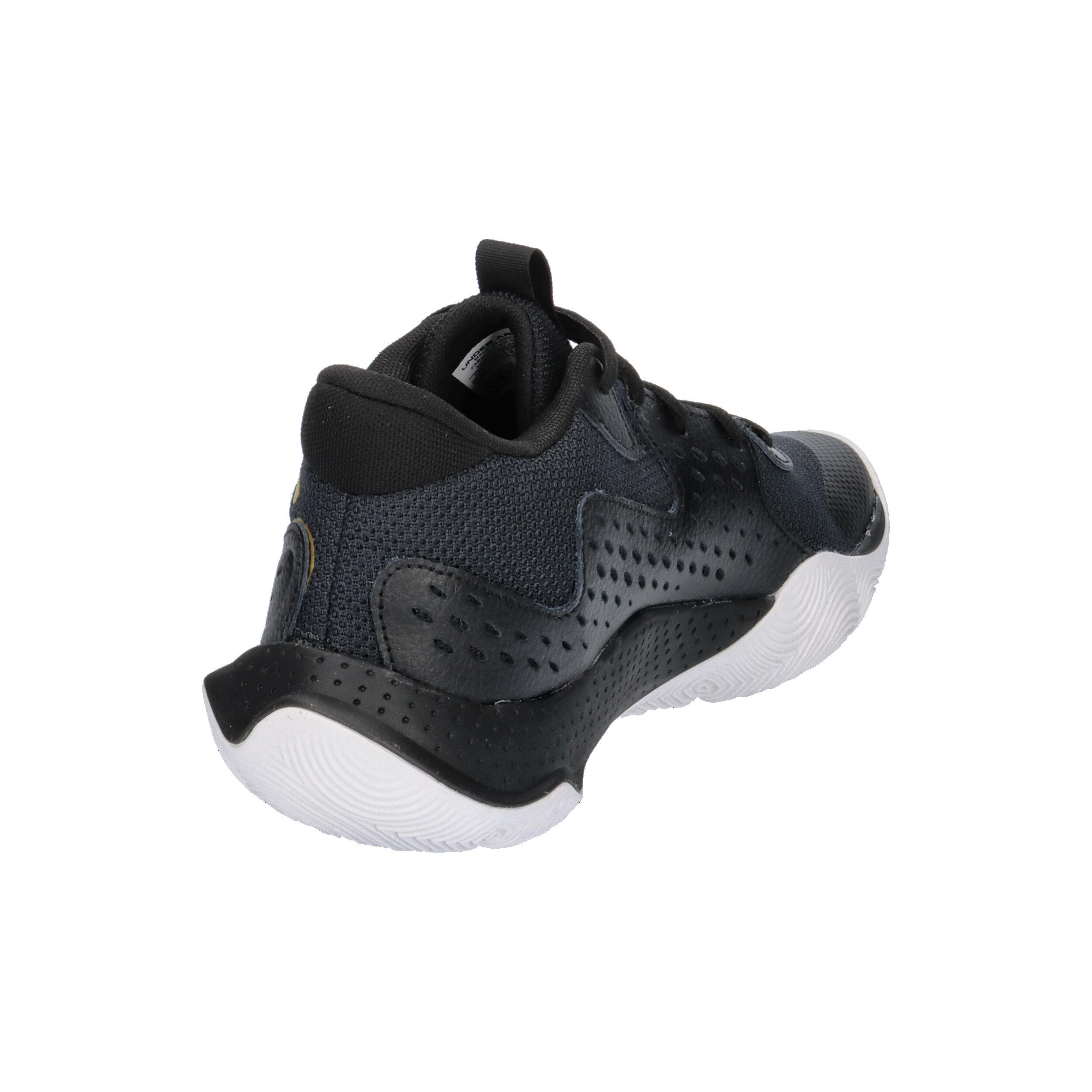 Under Armour UA JET 23 Basketballschuhe Unisex 3026634 001 schwarz/gold 6/7