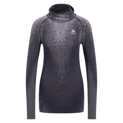 Odlo Damen Langarmshirt BL TOP facemask BLACKCOMB 196271