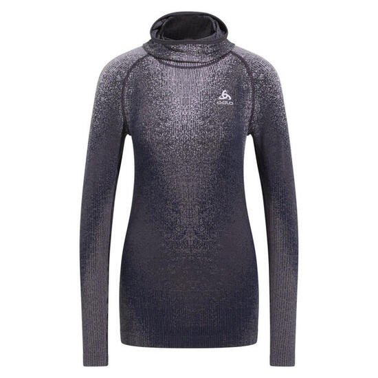 Odlo Damen Langarmshirt BL TOP facemask BLACKCOMB 196271