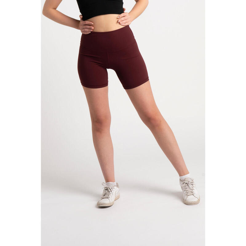 Fitness Short Medium Lengte - Dames - Porto Rood