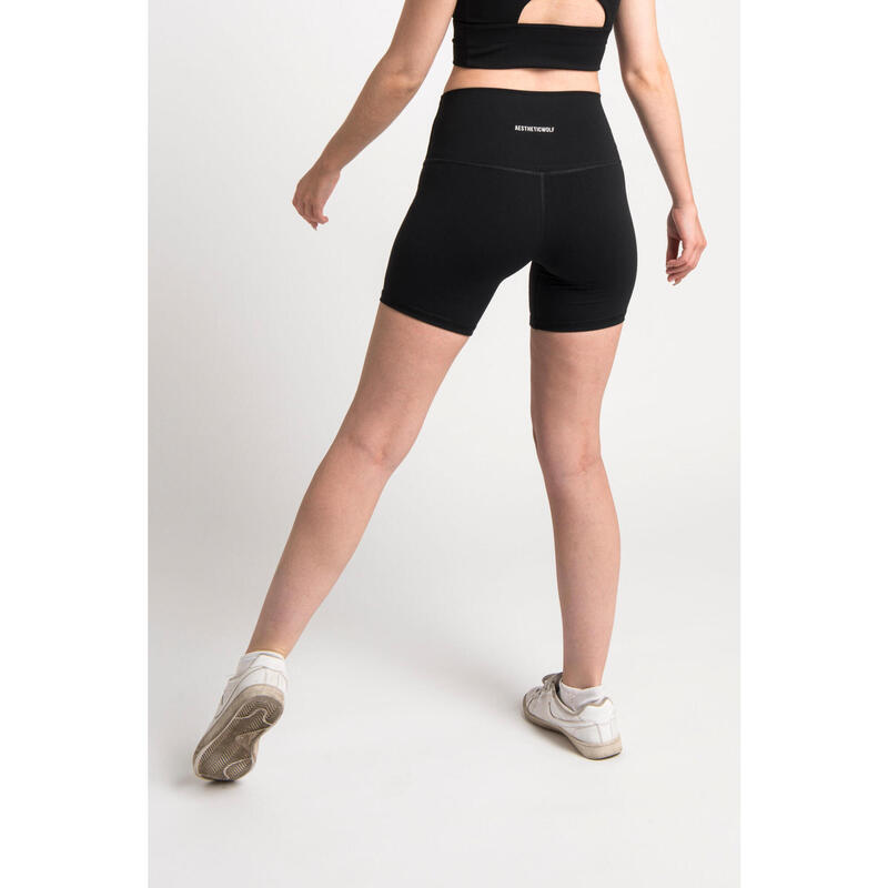 Fitness Short Medium Lengte - Dames - Zwart