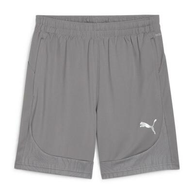Shorts - voetbal - heren - team final - slim fit, drycell, ritszakken - grijs
