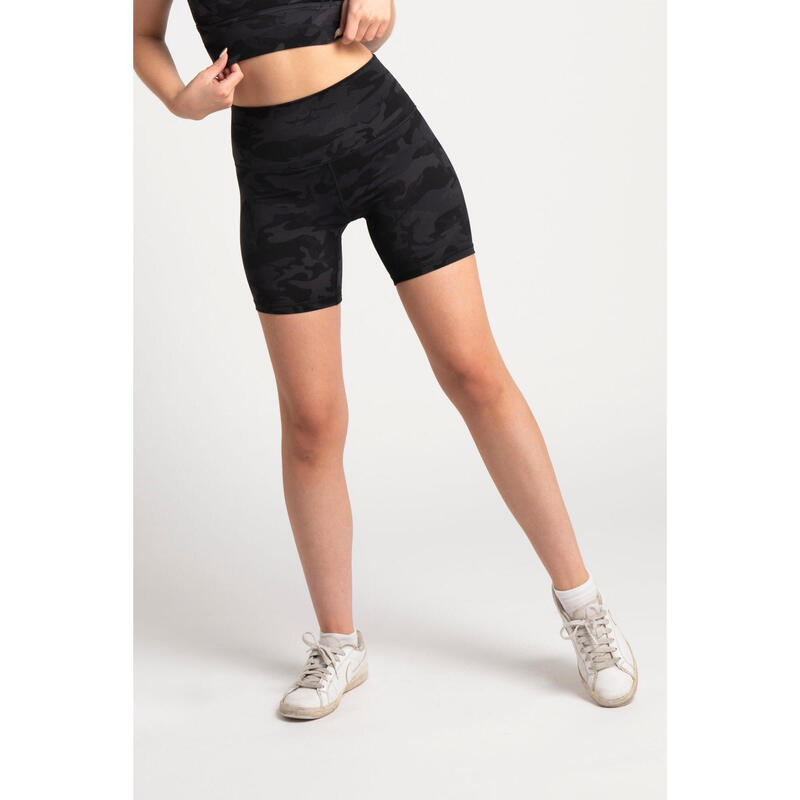 Short Fitness Mi-Long - Femme - Camo