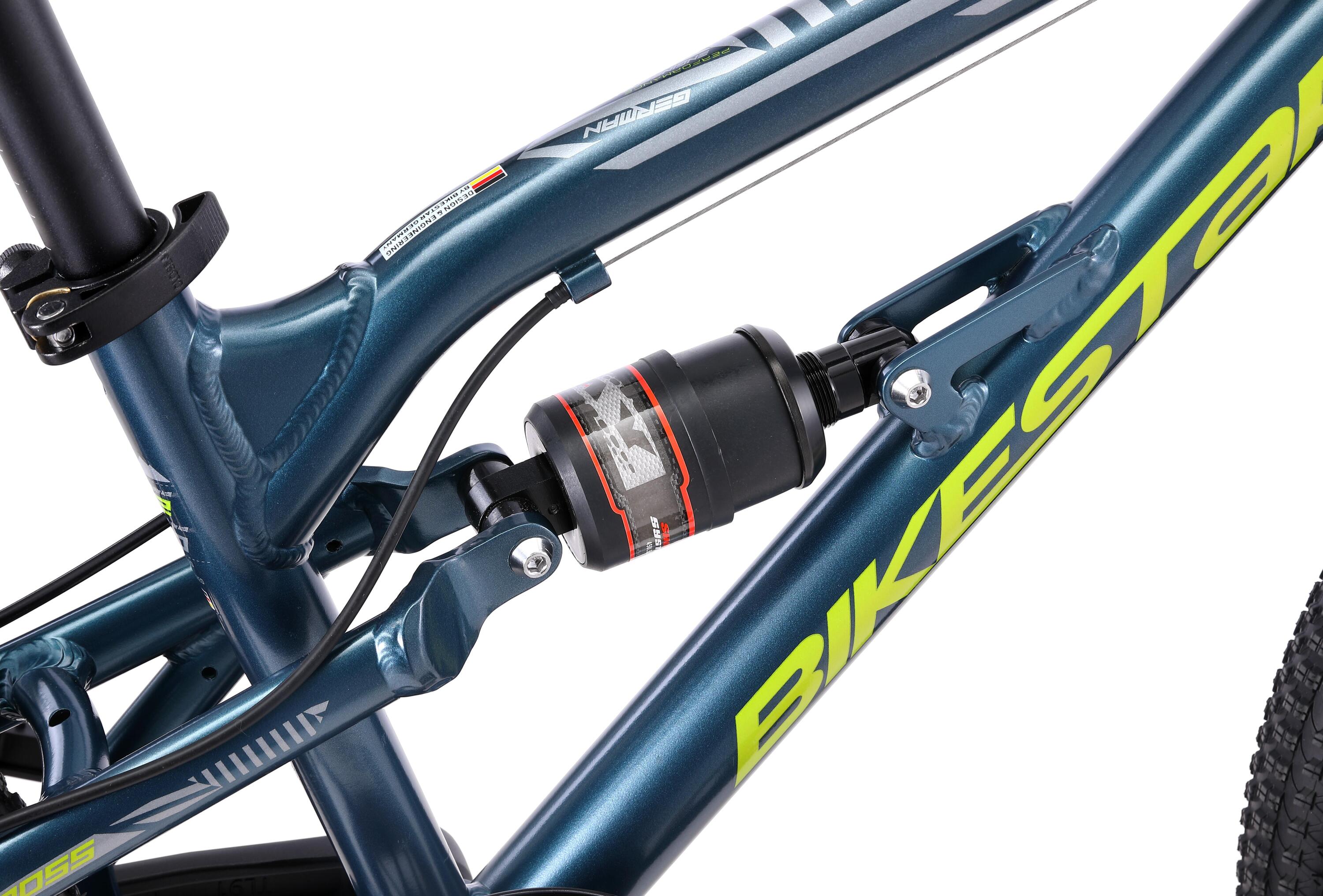 VTT 20" aluminium, vélo enfant 6 ans, semi-rigide, 21 vitesses, frein à disque 6/7