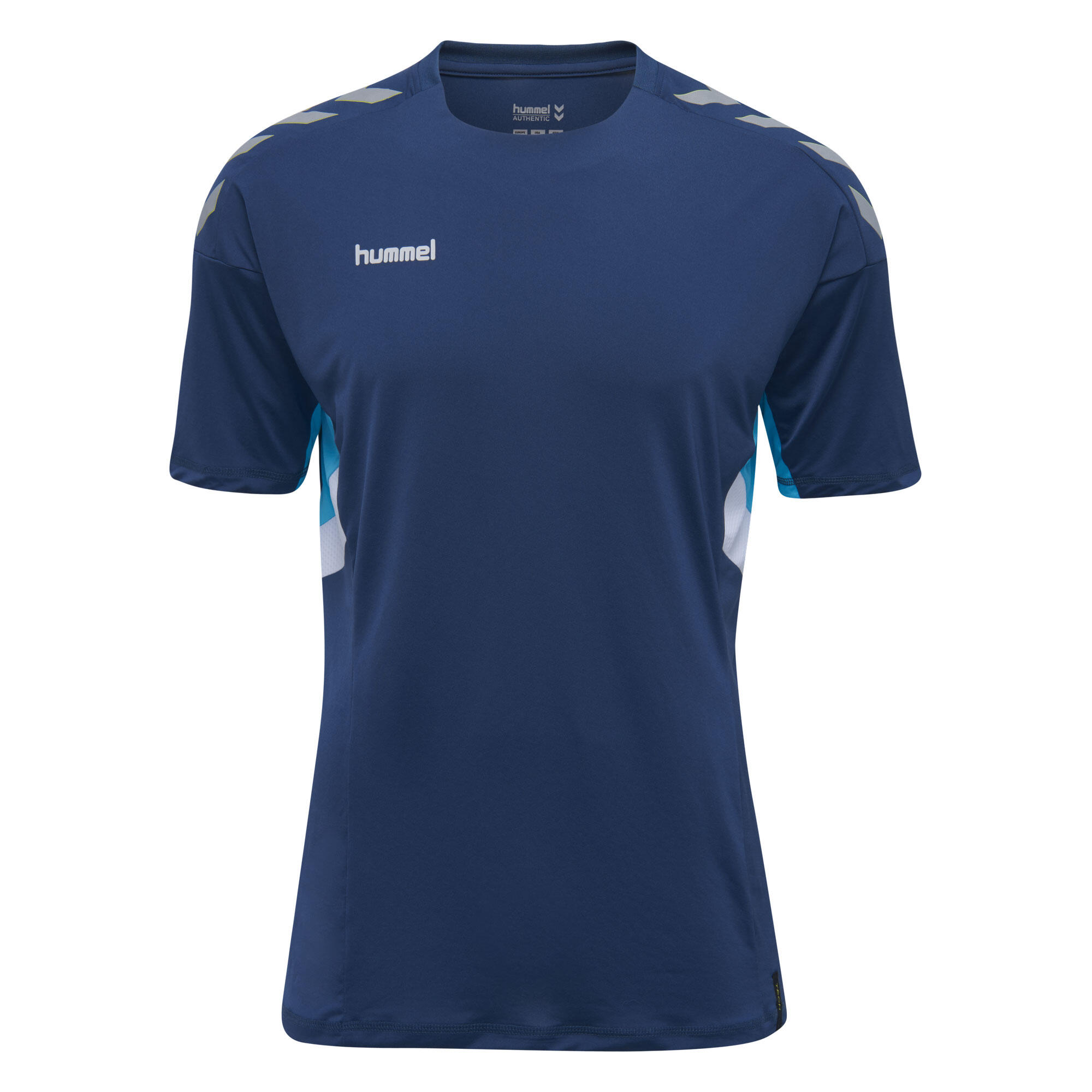 Hummel - T-shirt Hummel Tech Move Marine Pour Hommes - Confort Respirant - T-shirt Manches Courtes - Bleu|gris - 40 M - Decathlon