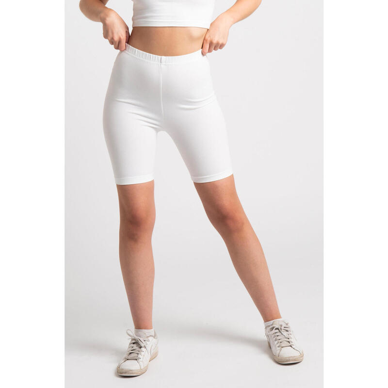 Short Fitness / Cycliste 'Body' - Femme - Blanc
