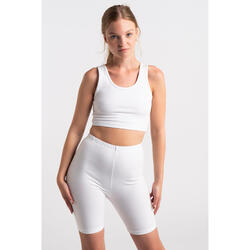 Camiseta Body Crop - Mujer - Blanco