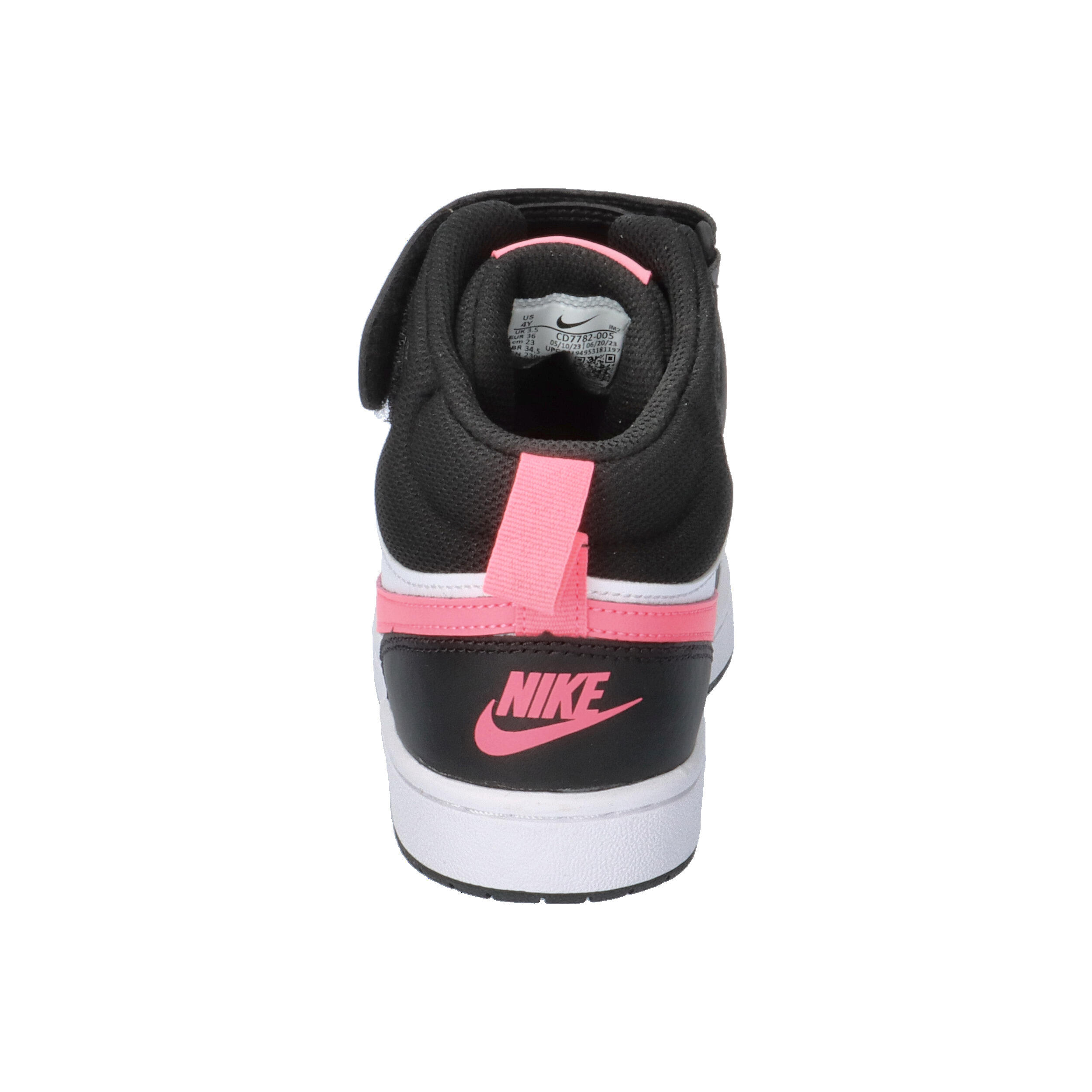 Chaussures Enfants Nike Court Borough Mid 2 noir 5/7