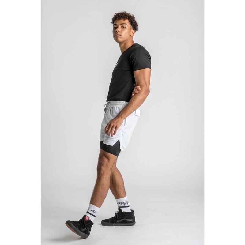 Utility Short Cardio Fitness - Homme - Blanc